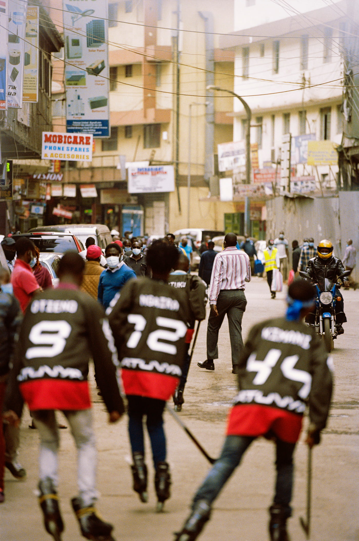 "Mike Otieno, Juma Shikanga and Usama Kimani"